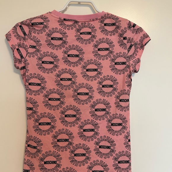 Moschino Teen Toy Bear All Over Print Tee And Skirt - Picture 4 of 9